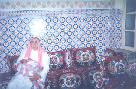 moi et le b&egrave;be de ma tante